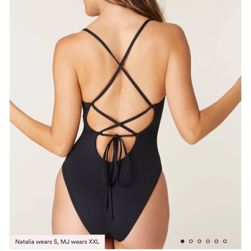 NEW Andie Fiji Lace-Back One Piece Swimsuit size XS